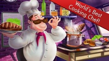 재미있는 게임을 요리 요리사의 레스토랑 포스터