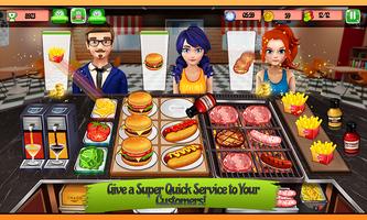 High School Happy Restaurant - Cooking Games syot layar 1