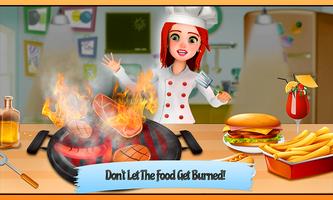 High School Happy Restaurant - Cooking Games syot layar 3