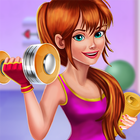 High School Sports Girl: Fat to Fit Fitness Game icône