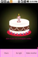 Happy Birthday Cake (free) capture d'écran 1