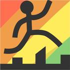 Run stickman jump icon