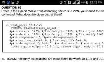 CCNA Security 210-260 185 Q&A capture d'écran 1