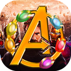 Avengers Infinity War Button icône