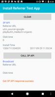 Install Referrer Test App Blue screenshot 1