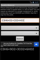 Chemical Equation Balancer Affiche