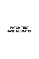 Patch Hash Mismatch 海报
