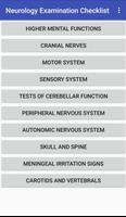 Neurology Examination Checklis الملصق