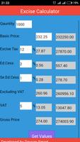 Excise Calculator capture d'écran 2