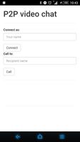 P2P Video Chat capture d'écran 1