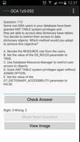 Oracle DBA OCA 1z0-052 test اسکرین شاٹ 1