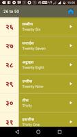 Hindi Numbers captura de pantalla 3