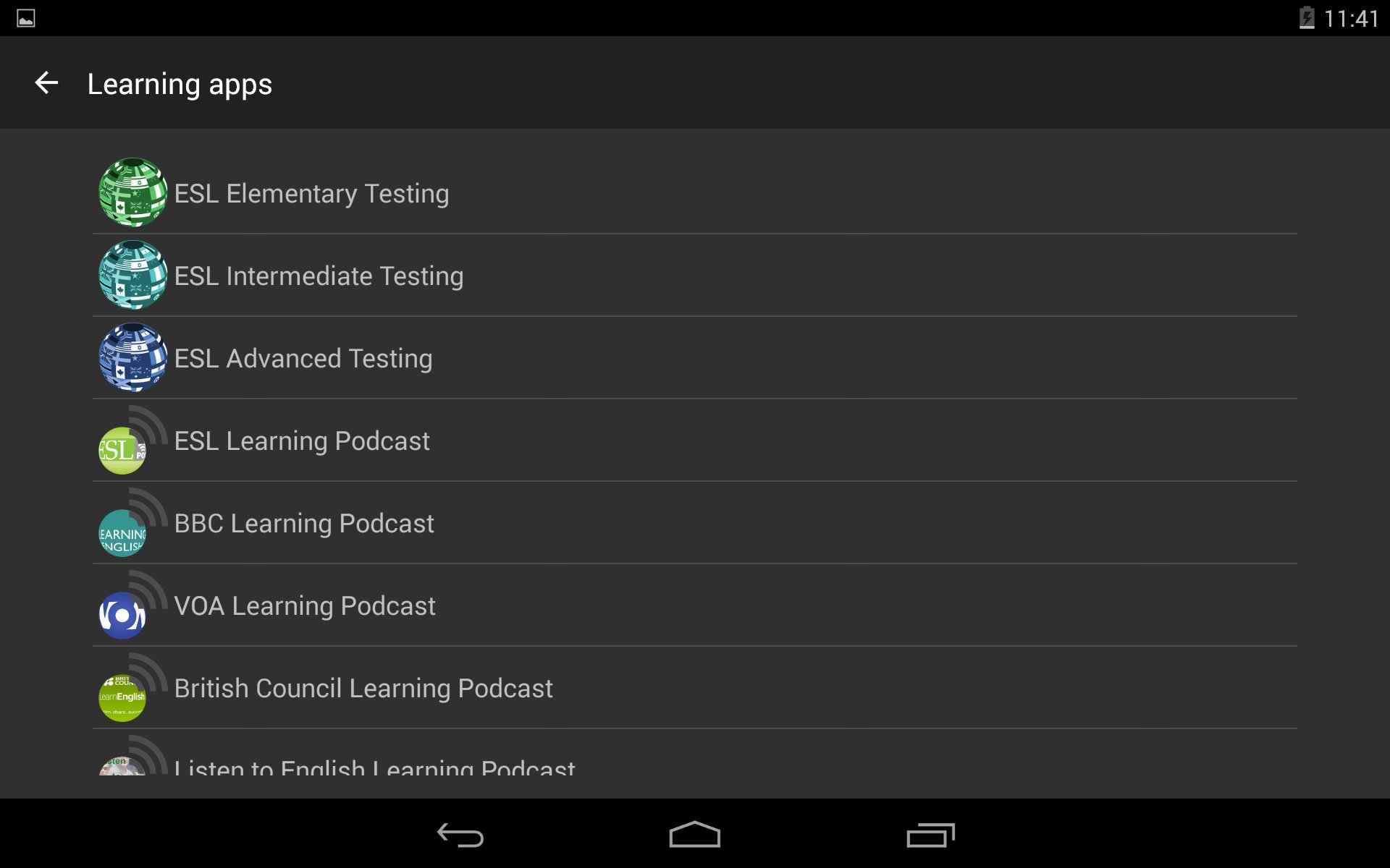 Esl Intermediate Testing For Android Apk Download