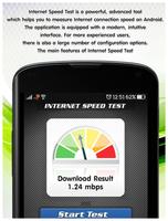 برنامه‌نما Test My Internet Speed عکس از صفحه