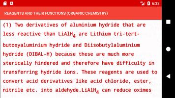 REAGENTS AND THEIR FUNCTIONS ORGANIC CHEMISTRYFree Ekran Görüntüsü 3