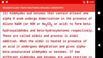 REAGENTS AND THEIR FUNCTIONS ORGANIC CHEMISTRYFree Ekran Görüntüsü 1