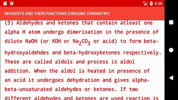 REAGENTS AND THEIR FUNCTIONS ORGANIC CHEMISTRYFree screenshot 1