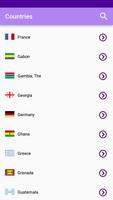 EXAM QUIZ Countries & Capitals (Version anglaise) captura de pantalla 1