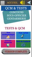 1 Schermata QCM Concours S/off Gendarmerie