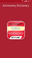 Astronomy Dictionary الملصق