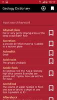 Geology Dictionary Cartaz