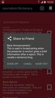 Journalism Dictionary syot layar 1