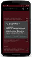 Logistics Dictionary capture d'écran 2