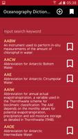 Oceanography Dictionary capture d'écran 1