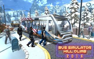 Bus Simulator Hill Climb 2016 الملصق