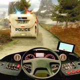 ikon Polisi sopir bus hillclimb