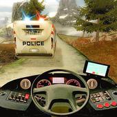 Police Bus Hill Climb Driver ikon