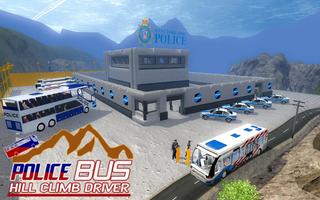 Police Bus Hill Climb Driver اسکرین شاٹ 1