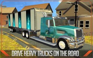 Truck Simulator 3D 2016 screenshot 1