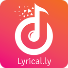 آیکون‌ Lyrical video status & lyrics.ly