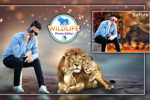 Wild Animal Photo Editor الملصق