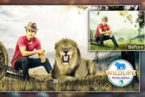 Wild Animal Photo Editor تصوير الشاشة 1