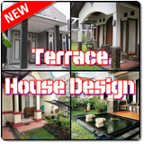 Terrace Modern House Design icône
