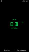 Digital LED Clock LWP plakat