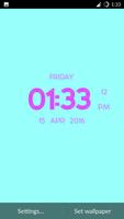 Digital LED Clock LWP screenshot 2