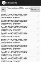 TeraSistem SMS Yonlendirme uyg স্ক্রিনশট 1