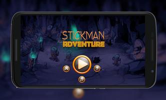 STICKMAN Warrior Adventure Plakat