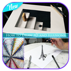 How to Draw 3D object and Illusions icône