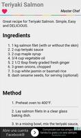 Teriyaki Salmon Recipes 📘 Cooking Guide Handbook تصوير الشاشة 2