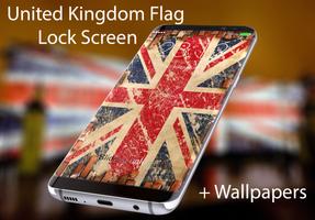 Flag of United Kingdom Lock Screen & Wallpaper постер