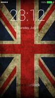 1 Schermata Flag of United Kingdom Lock Screen & Wallpaper