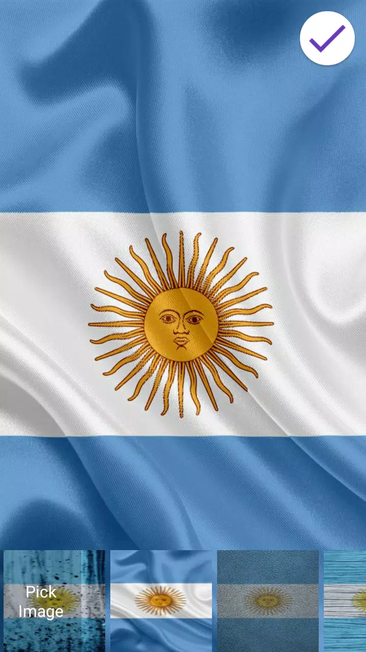 Flag of Argentina Lock Screen & Wallpaper APK per Android Download
