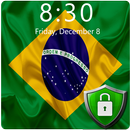 Flag of Brazil Lock Screen & Wallpaper APK