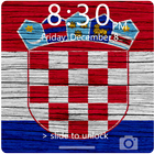 Flag of Croatia Lock Screen & Wallpaper icône