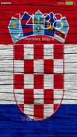 Flag of Croatia Lock Screen & Wallpaper Affiche