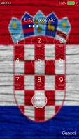 Flag of Croatia Lock Screen & Wallpaper capture d'écran 1